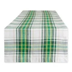 DII&reg; 72" St. Paddy Plaid Table Runner