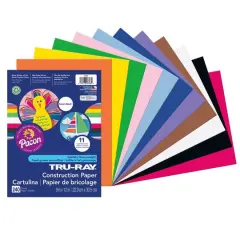 Tru-Ray&reg; Smart-Stack&trade; 9" x 12" Assorted Color Construction Paper, 240 Sheets