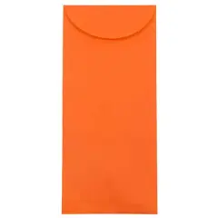 JAM Paper #14 Brite Hue Orange Policy Business Colored Envelopes, 25ct.