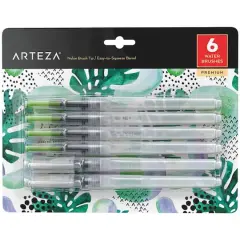 Arteza&reg; Assorted Tip Water Brush Pen Set