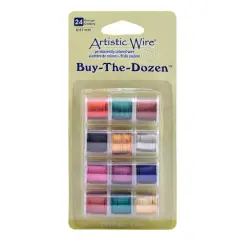 Artistic Wire&reg; Buy-The-Dozen 24 Gauge Assorted Colored Wire Set