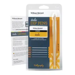 William Mitchell Italic 5-Nib Dip Pen Set