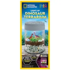 National Geographic&trade; Light-Up Dinosaur Terrarium