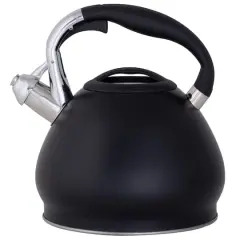 Kitchen Details 3.4L Stainless Steel Tea Kettle Black