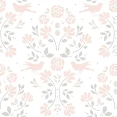 RoomMates Rose Lindo Woodland Peel & Stick Wallpaper Pink
