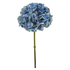 Hydrangea Flower Stem, 3ct. Blue