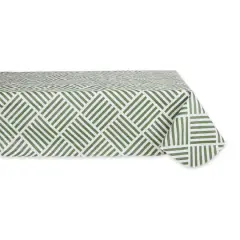 Artichoke Grid Vinyl Tablecloth 60" x 102"