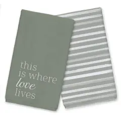 Where Love Lives 16" x 25" Towel Set