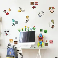 RoomMates Minecraft Peel & Stick Wall Decals