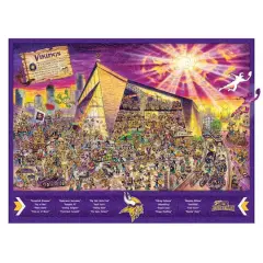 Joe Journeyman NFL Wooden Puzzle Minnesota Vikings