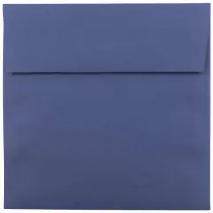JAM Paper 6.5" x 6.5" Premium Invitation Envelopes, 25ct. Presidential Blue