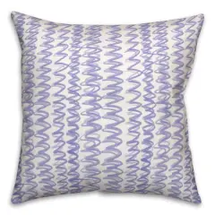 18" Squiggles Throw Pillow Blue