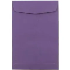 JAM Paper 6" x 9" Dark Purple Open End Catalog Premium Envelopes