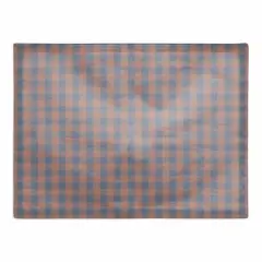 Plaid Cotton Twill Placemat Maroon