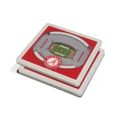 NCAA 3D StadiumView Coasters Alabama Crimson Tide