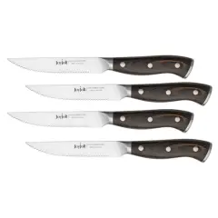 JoyJolt&reg; 4-Piece High Carbon Steel Steak Knives