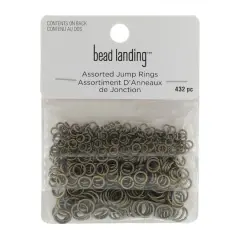 Assorted Jump Rings by Bead Landing&trade; Oxidized Brass