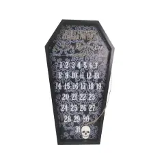 20" Halloween Coffin Countdown Tabletop D&eacute;cor by Ashland&reg;