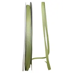 JAM Paper 1/4" Grosgrain Texture Ribbon Spring Moss