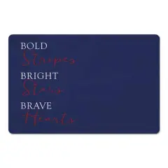 Designs Direct Bold Stripes Bright Stars Floor Mat