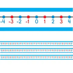 Carson Dellosa Education&reg; -20 to 20 Student Number Lines Manipulative for Grade K-3, 3 Packs of 30 