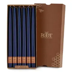 Root Candles 12" Unscented Taper Candles, 12ct. Abyss