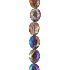 Purple Faceted Glass Oval Beads, 15.5mm by Bead Landing&trade;