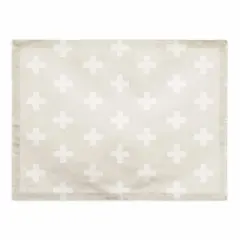 Swiss Cross Pattern Polyester Twill Placemat