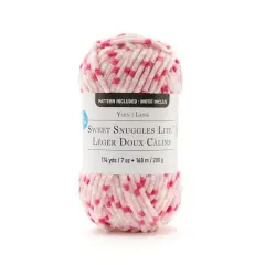 Sweet Snuggles Lite&trade; Variegated Striped Yarn by Loops & Threads&reg;Perfect Pink
