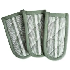 DII&reg; Chef Stripe Pan Handles, 3ct. Artichoke Green