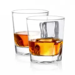 JoyJolt&reg; 8.4oz. Carina Crystal Whiskey Glasses, 2ct.