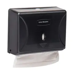 Mind Reader Black Multi-Fold Paper Towel Dispenser