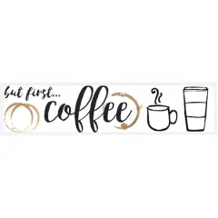 RoomMates But First Coffee Peel & Stick Wall Decals