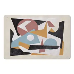 Geo Shapes Stacked Colors 27" x 18" Floor Mat