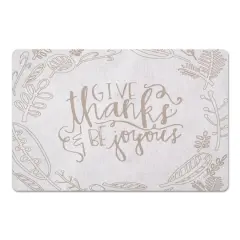 Joyful Thanks Floor Mat