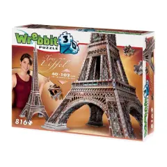 Wrebbit 3D Puzzle&trade; Eiffel Tower 816 Piece Puzzle