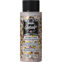 FolkArt&reg; Glitterific Pop&trade; Acrylic Paint, 2oz. Sunset Canyon