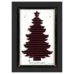 Timeless Frames&reg; Merry & Bright Plaid Christmas Tree Framed Wall D&eacute;cor