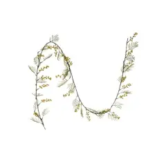 Hello Honey&reg; Faux Botanical Garland with Yellow Flowers