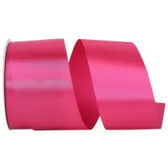 JAM Paper 2.5" x 50yd. Single Face Satin Allure Ribbon Azalea