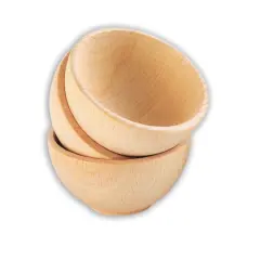 TickiT&reg; Wooden Bowls, 3ct.