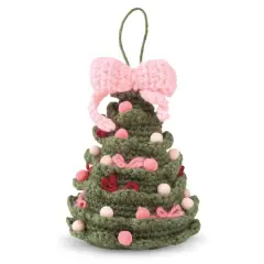 Intermediate Christmas Tree Amigurumi Crochet Ornament Kit by Loops & Threads&reg;