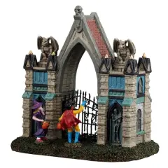 Lemax&reg; Spooky Town&reg; Gargoyle Gate