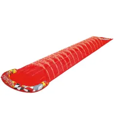 Pool Central&reg; 16.5ft. Red Inflatable Race Car Themed Water Slide