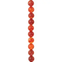Banded Agate Round Beads, 8mm by Bead Landing&trade;
