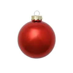 Whitehurst 4 Pack 4.75" Pearl Glass Ball Christmas Ornaments Bordeaux