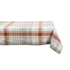 DII&reg; 104" Plaid Thanksgiving Cozy Picnic Tablecloth