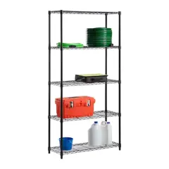 Honey Can Do 5 Tier Black Shelf