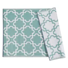 DII&reg; Aqua Lattice Outdoor Rug, 4ft. x 6ft.