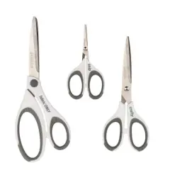 SINGER&reg; Comfort Grip 3 Piece Multipurpose Fabric Scissors Set
